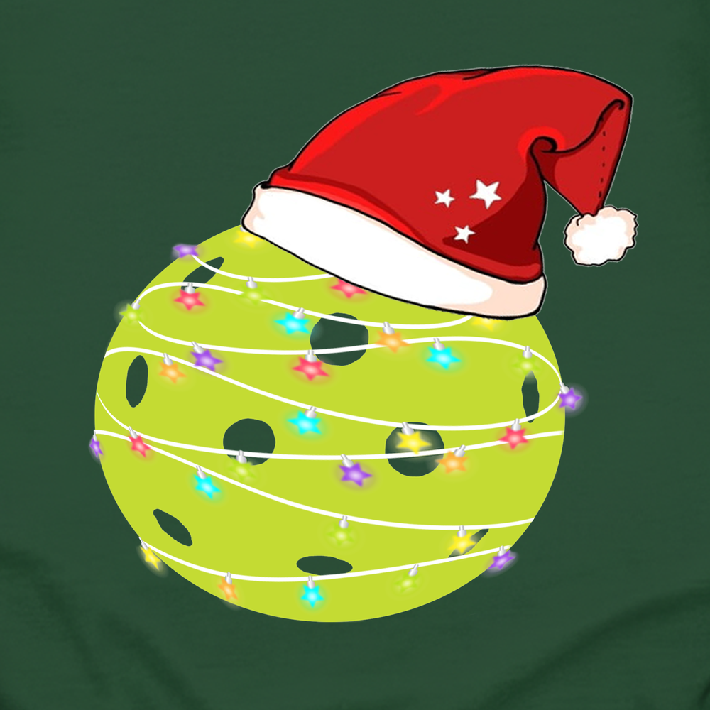 Christmas Pickleball Lights Long Sleeve - Picklechillz
