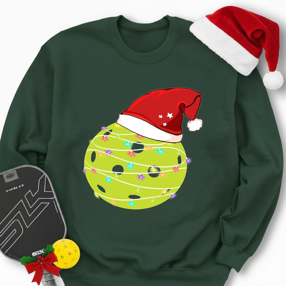 Christmas Pickleball Lights Sweatshirt - Picklechillz