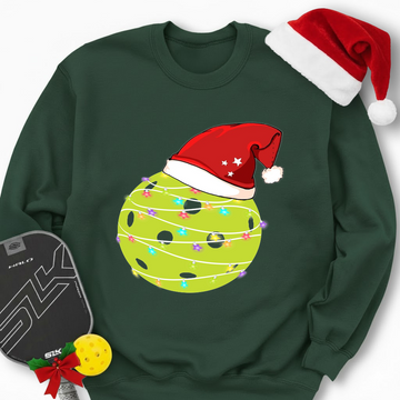 Christmas Pickleball Lights Sweatshirt - Picklechillz