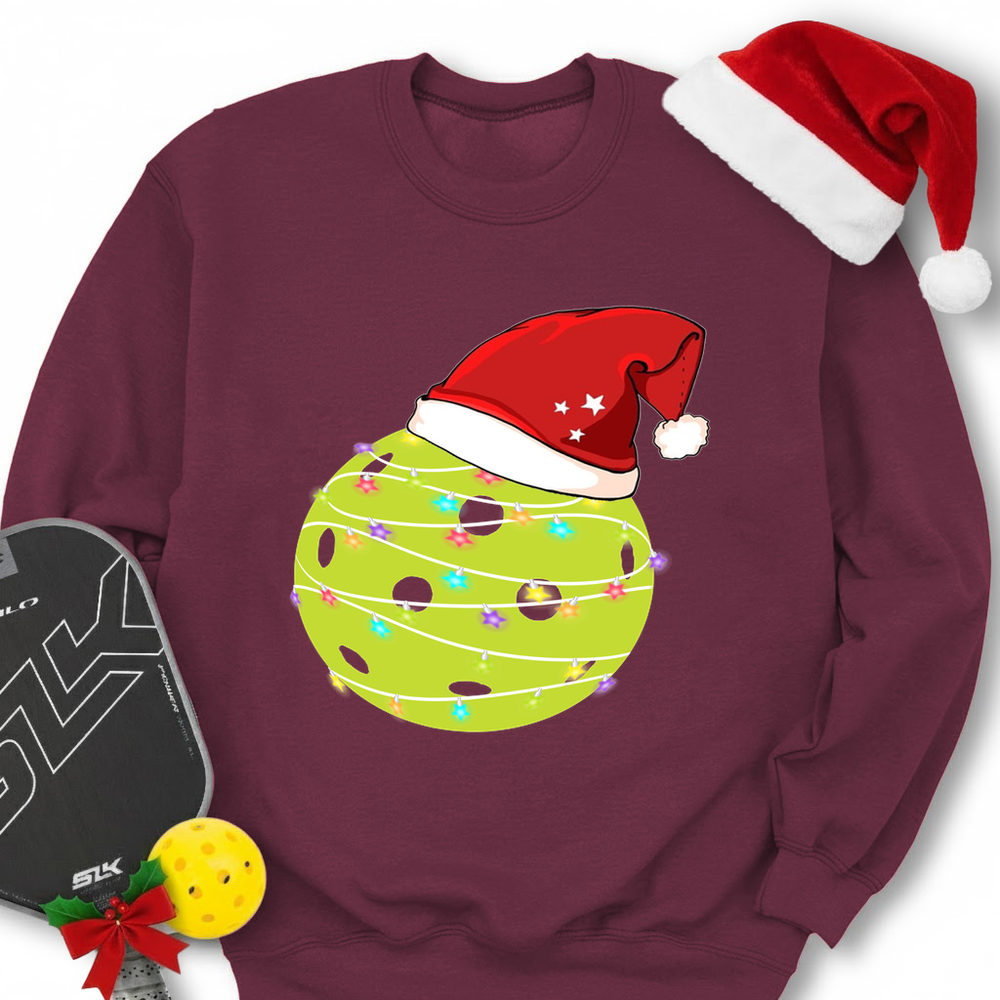 Christmas Pickleball Lights Sweatshirt - Picklechillz