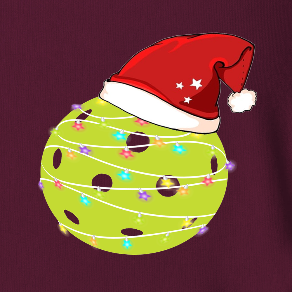 Christmas Pickleball Lights Unisex T-Shirt - Picklechillz