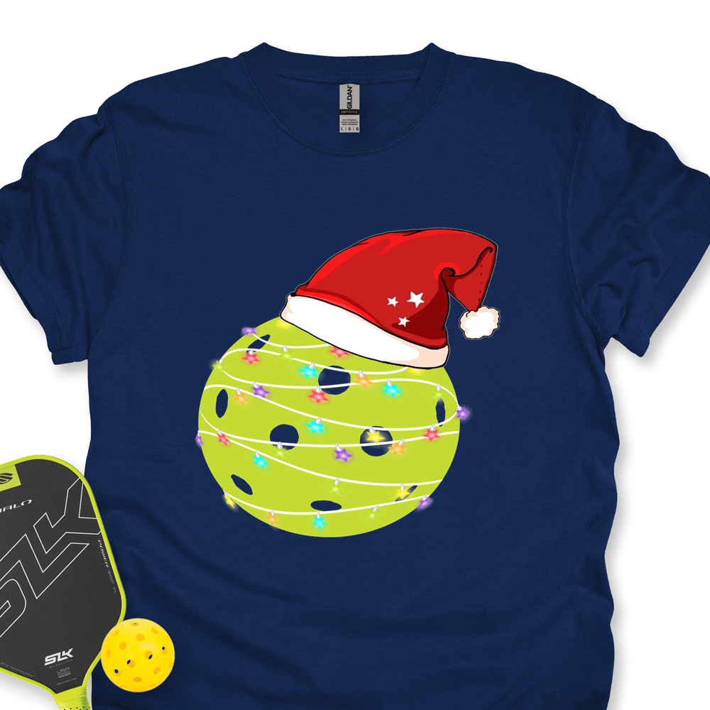 Christmas Pickleball Lights Unisex T-Shirt - Picklechillz