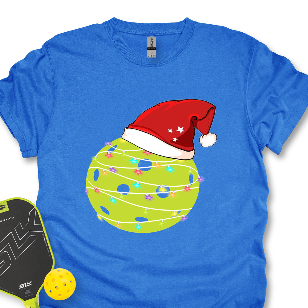 Christmas Pickleball Lights Unisex T-Shirt - Picklechillz