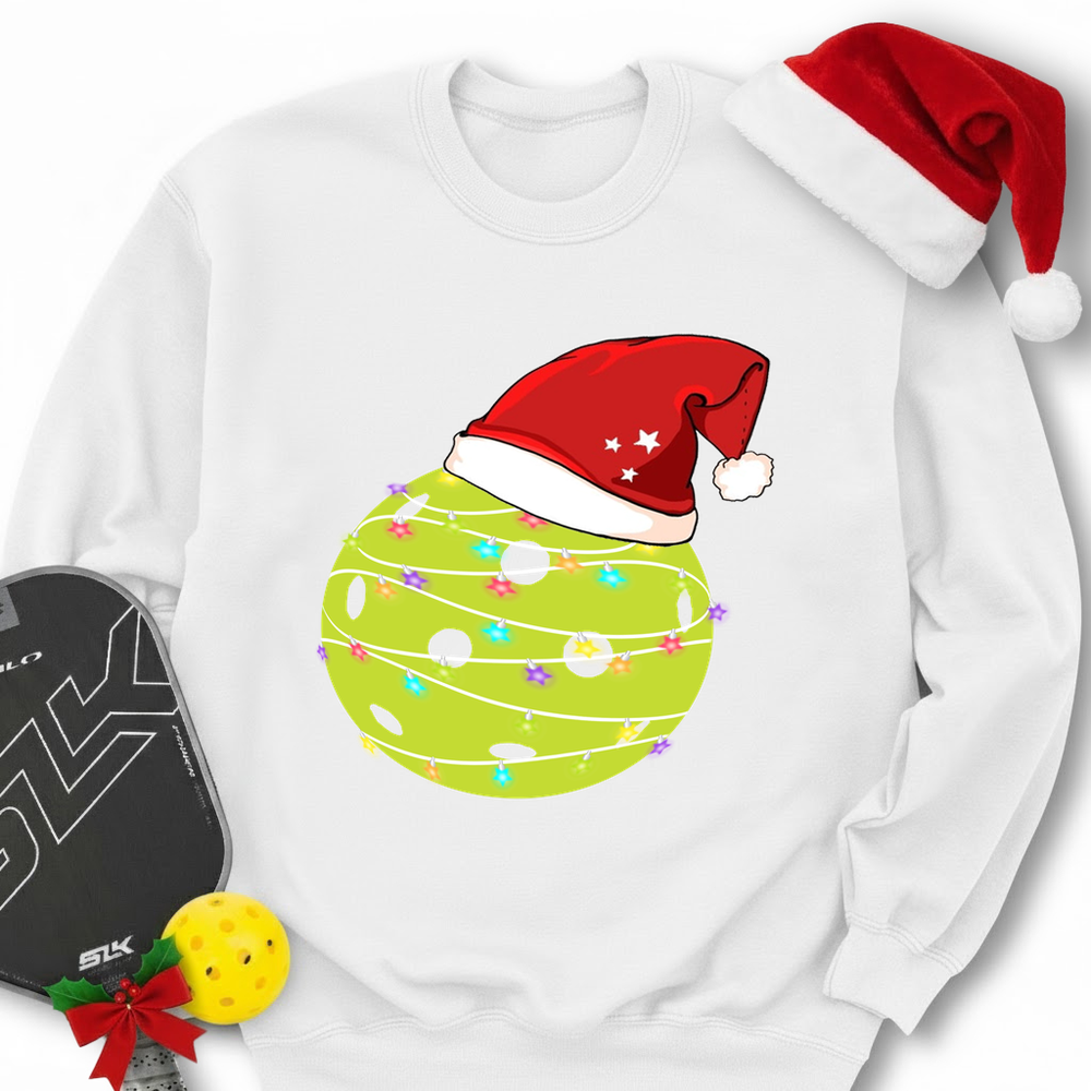 Christmas Pickleball Lights Sweatshirt - Picklechillz