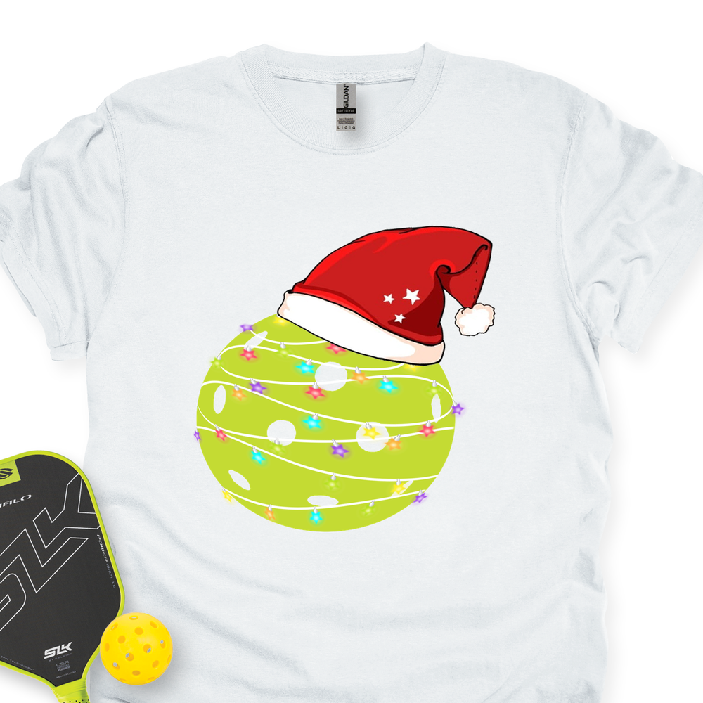Christmas Pickleball Lights Unisex T-Shirt - Picklechillz
