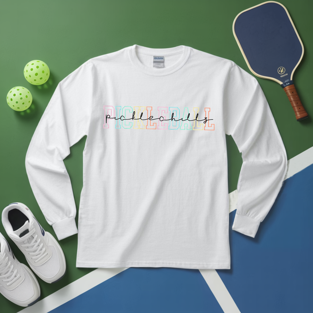 Pickleball Picklechillz Funny Unisex Long Sleeve - Picklechillz
