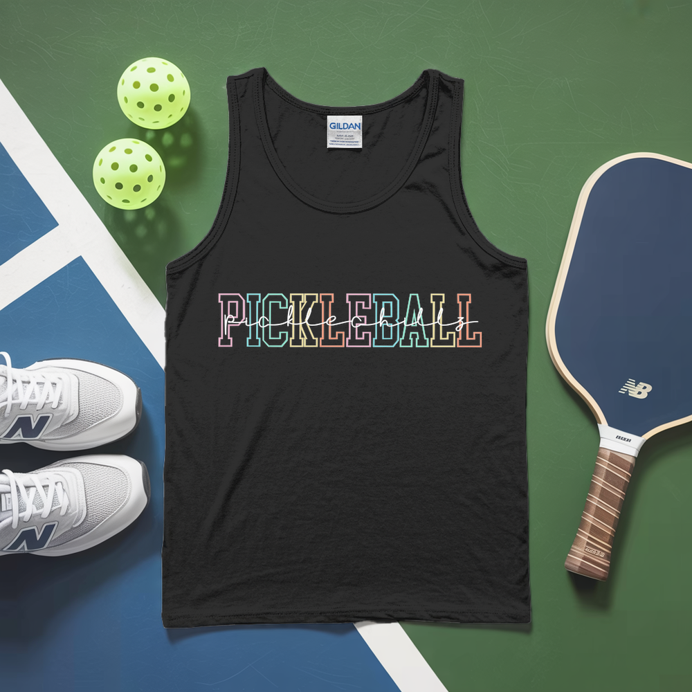 Pickleball Picklechillz Funny Unisex Tank Top - Picklechillz