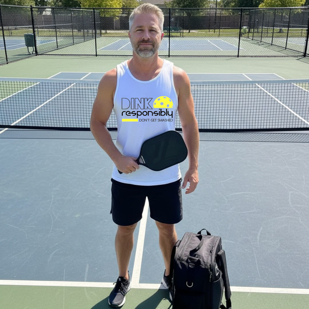 Dink Responsibly Don'T Get Smashed Tank Top - Picklechillz