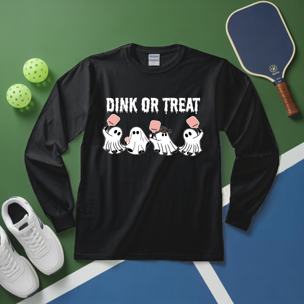 Dink Or Treat Pickleball Long Sleeve - Picklechillz