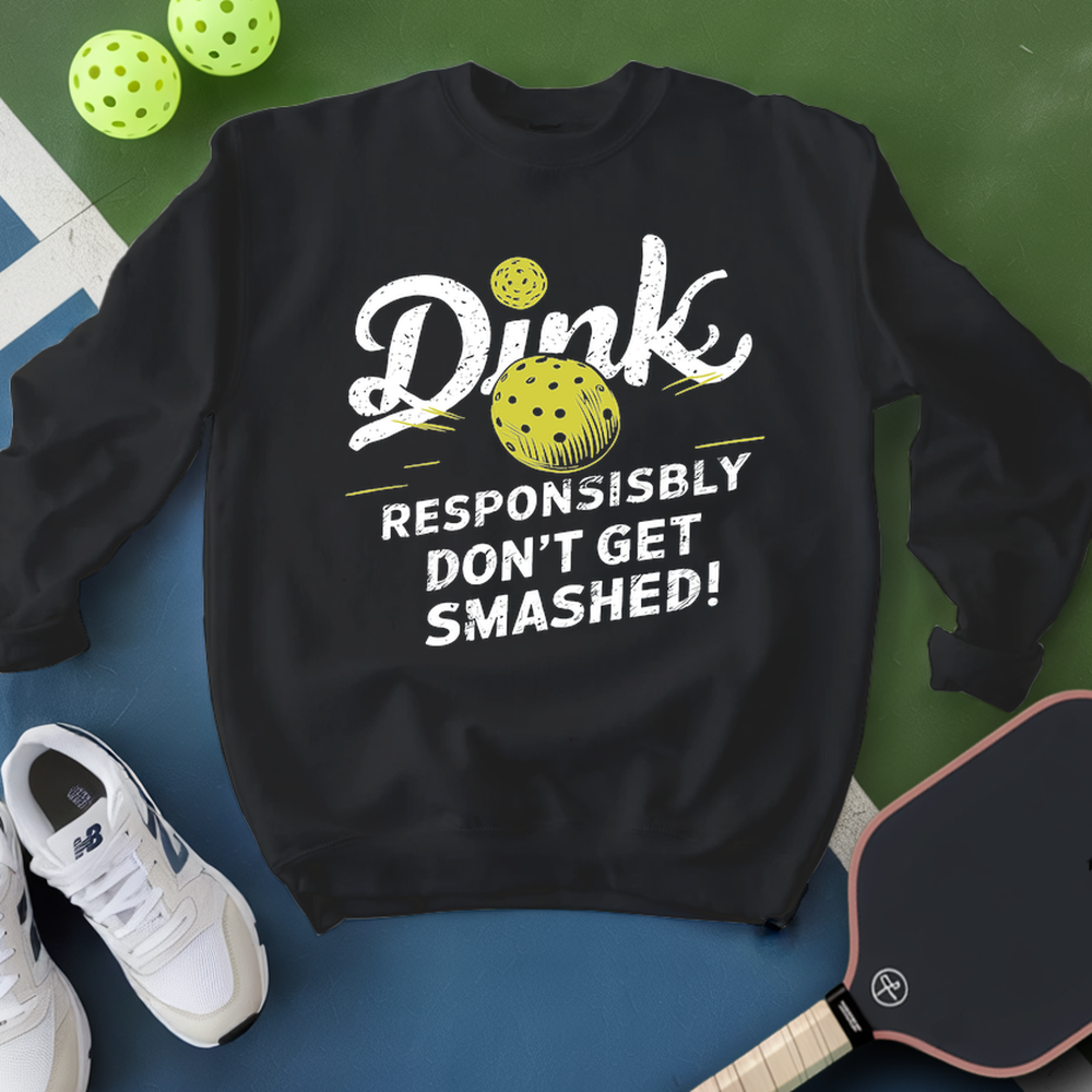 Dink Responsibly Sweatshirt - Picklechillz