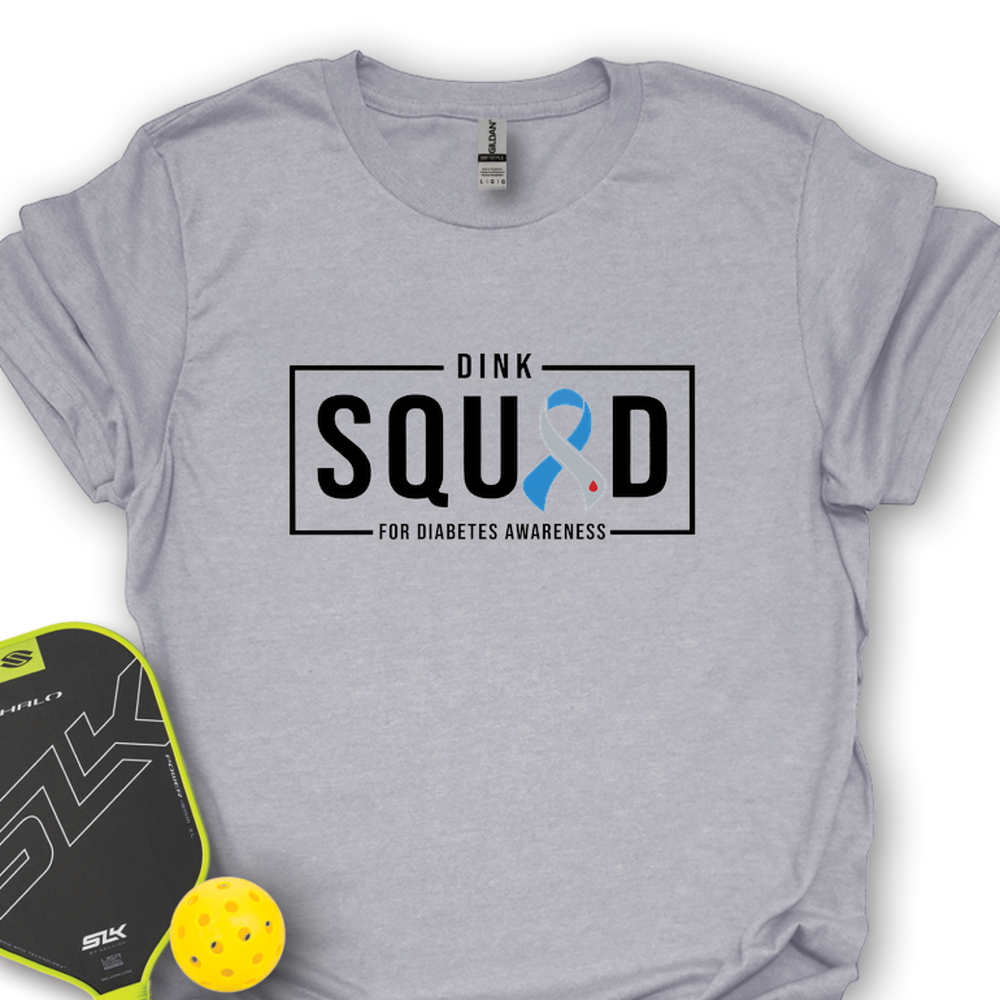 Dink Squad For Diabetes Awareness Unisex T-Shirt - Picklechillz