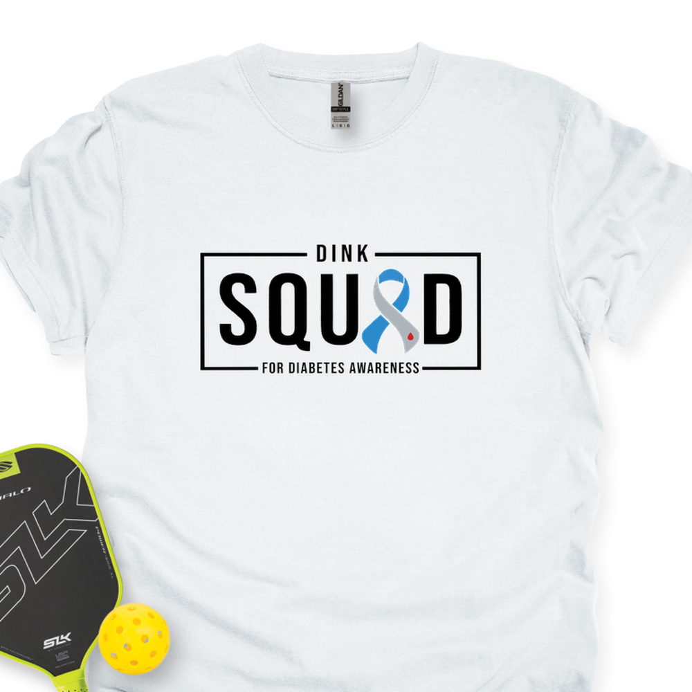 Dink Squad For Diabetes Awareness Unisex T-Shirt - Picklechillz