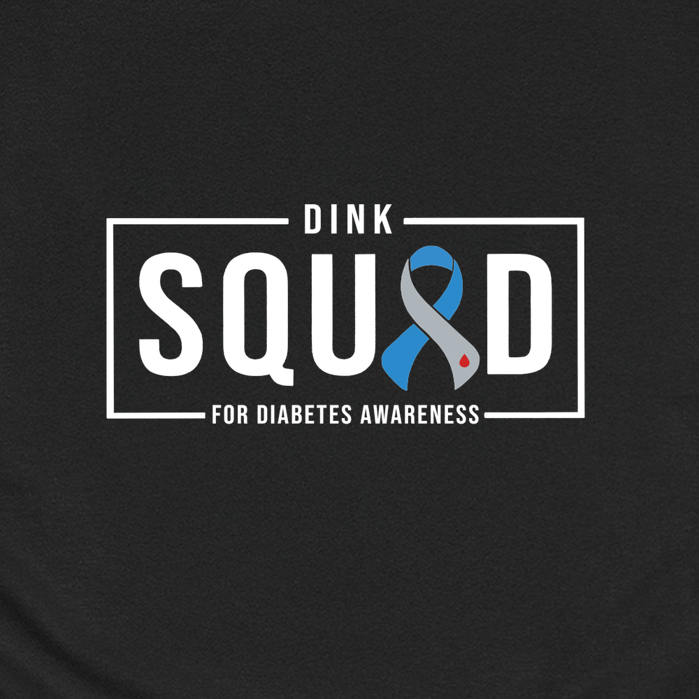 Dink Squad For Diabetes Awareness Unisex T-Shirt - Picklechillz