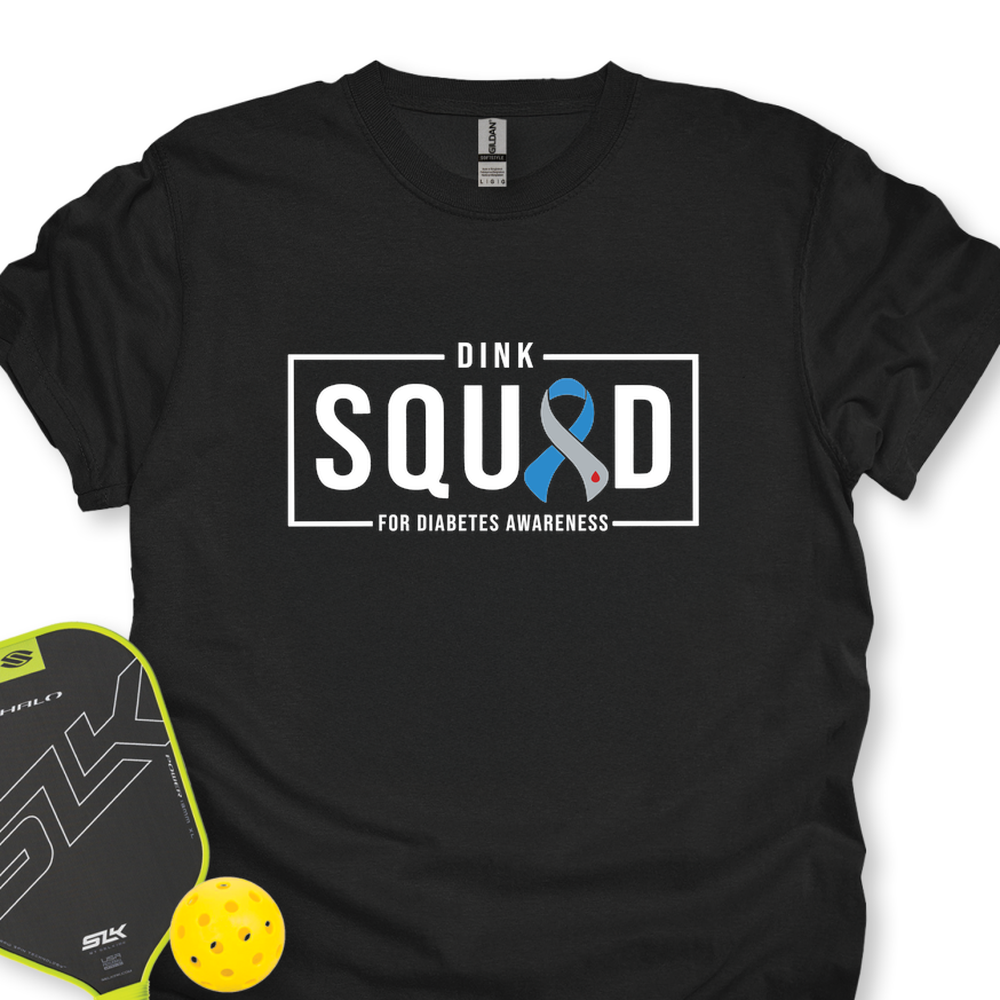 Dink Squad For Diabetes Awareness Unisex T-Shirt - Picklechillz