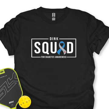 Dink Squad For Diabetes Awareness Unisex T-Shirt - Picklechillz