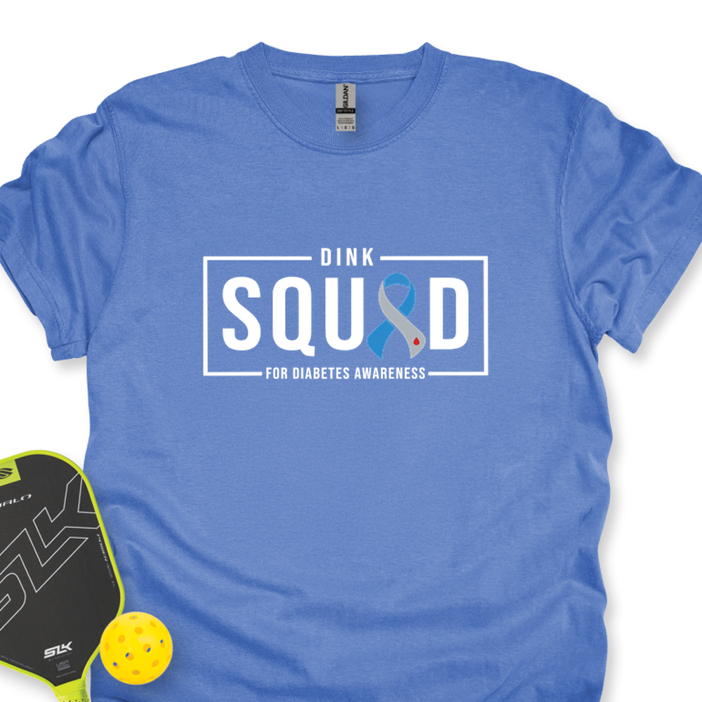 Dink Squad For Diabetes Awareness Unisex T-Shirt - Picklechillz