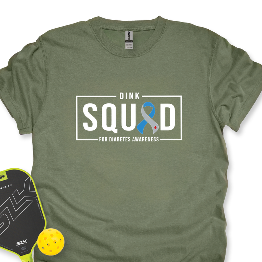 Dink Squad For Diabetes Awareness Unisex T-Shirt - Picklechillz