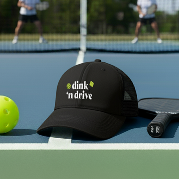 Dink and Drive Performance - Pickleball Embroidered Hat - Picklechillz