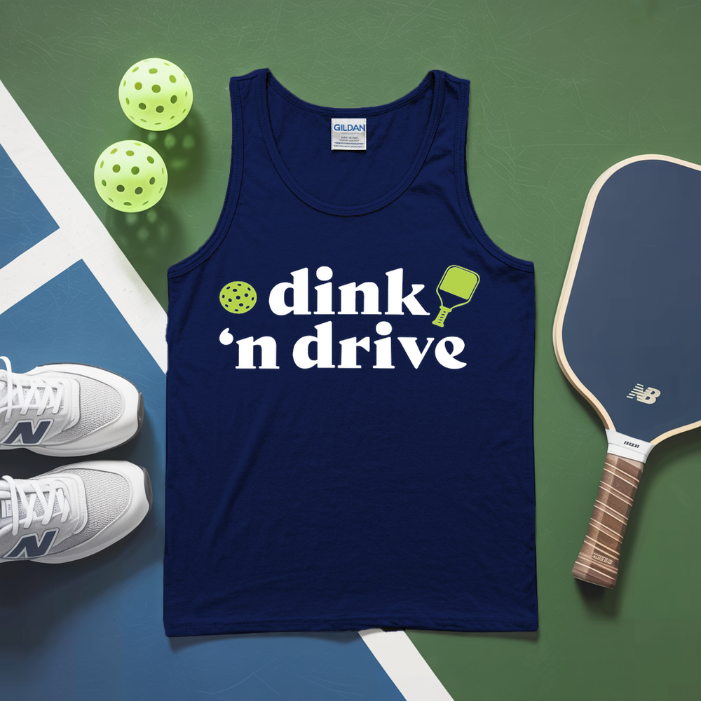 Dink and Drive Performance - Pickleball Tank Top - Picklechillz