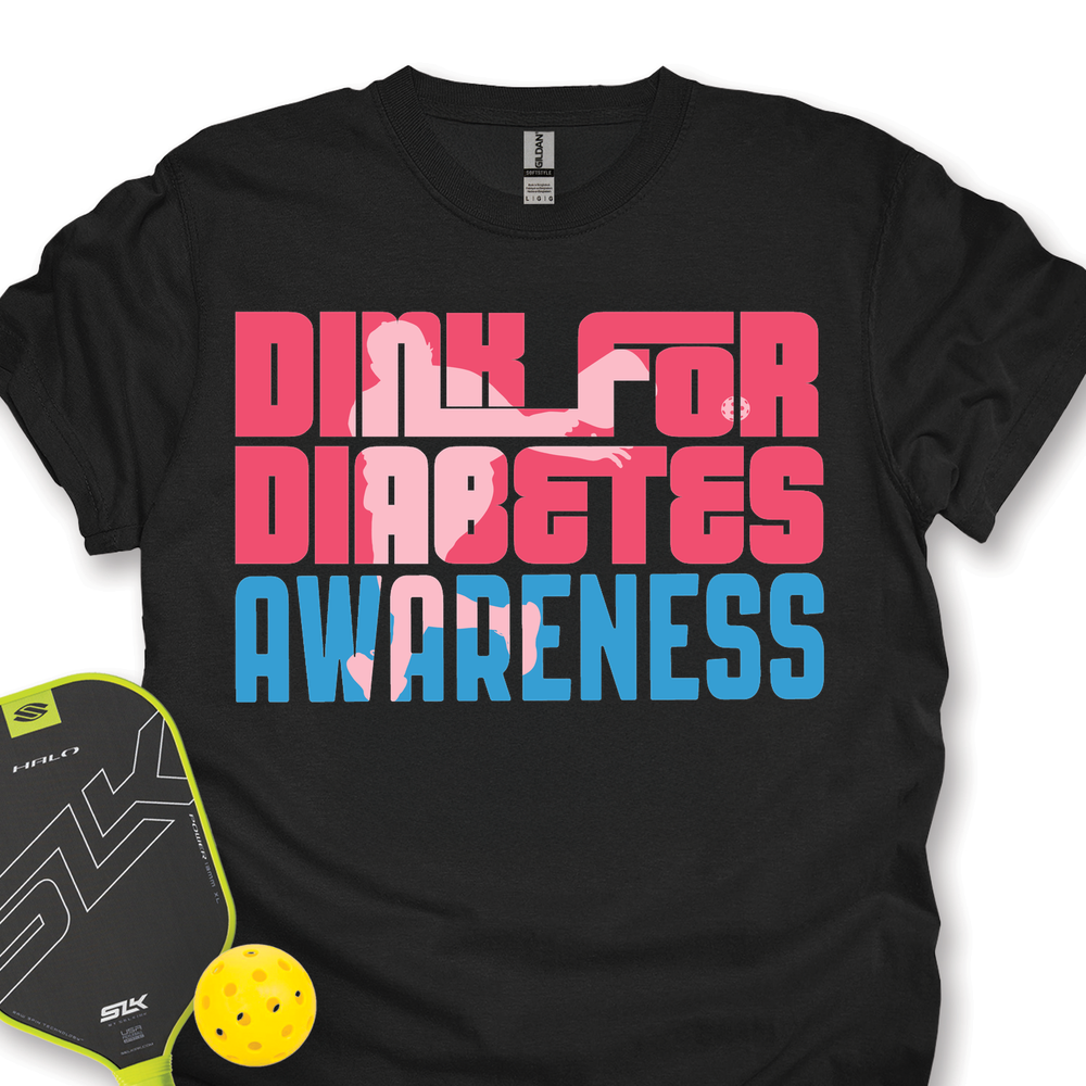 Dink For Diabetes Awareness Unisex T-Shirt - Picklechillz