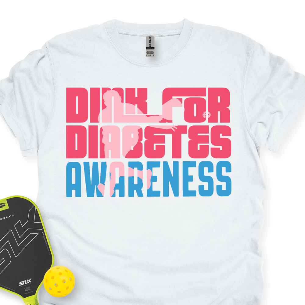 Dink For Diabetes Awareness Unisex T-Shirt - Picklechillz