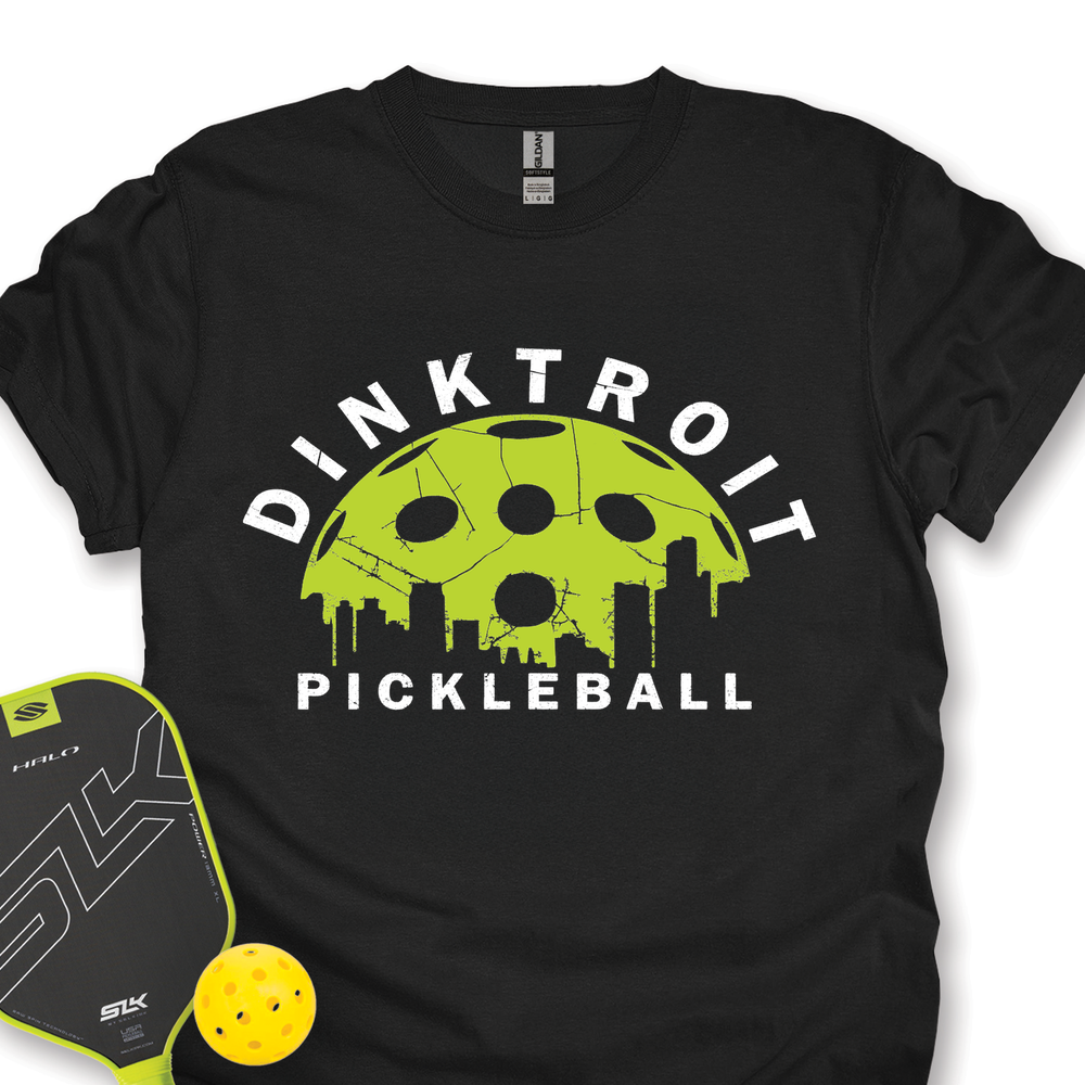 Dinktroit Pickleball  For Player Unisex T-Shirt - Picklechillz