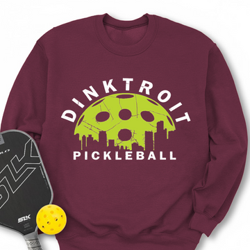 Dinktroit Pickleball  For Player Sweatshirt - Picklechillz