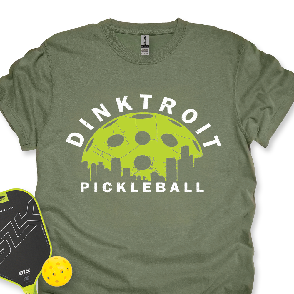Dinktroit Pickleball  For Player Unisex T-Shirt - Picklechillz