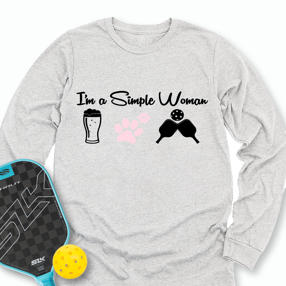 Dog Beer Pickleball Long Sleeve - Picklechillz