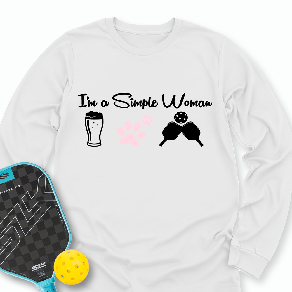 Dog Beer Pickleball Long Sleeve - Picklechillz