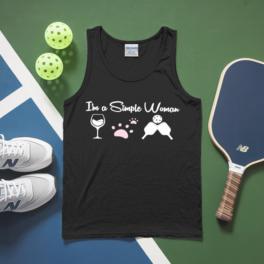 Cat Wine Pickleball Tank Top - Picklechillz