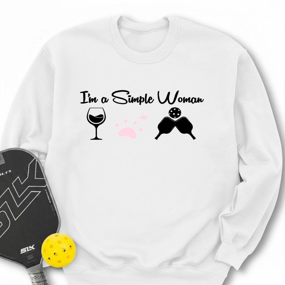 Cat Wine Pickleball Sweatshirt - Picklechillz