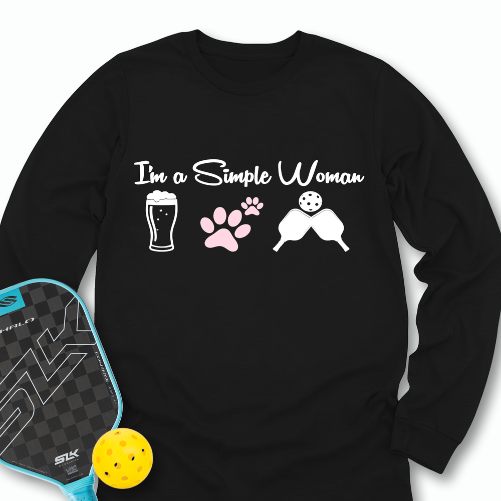 Dog Beer Pickleball Long Sleeve - Picklechillz