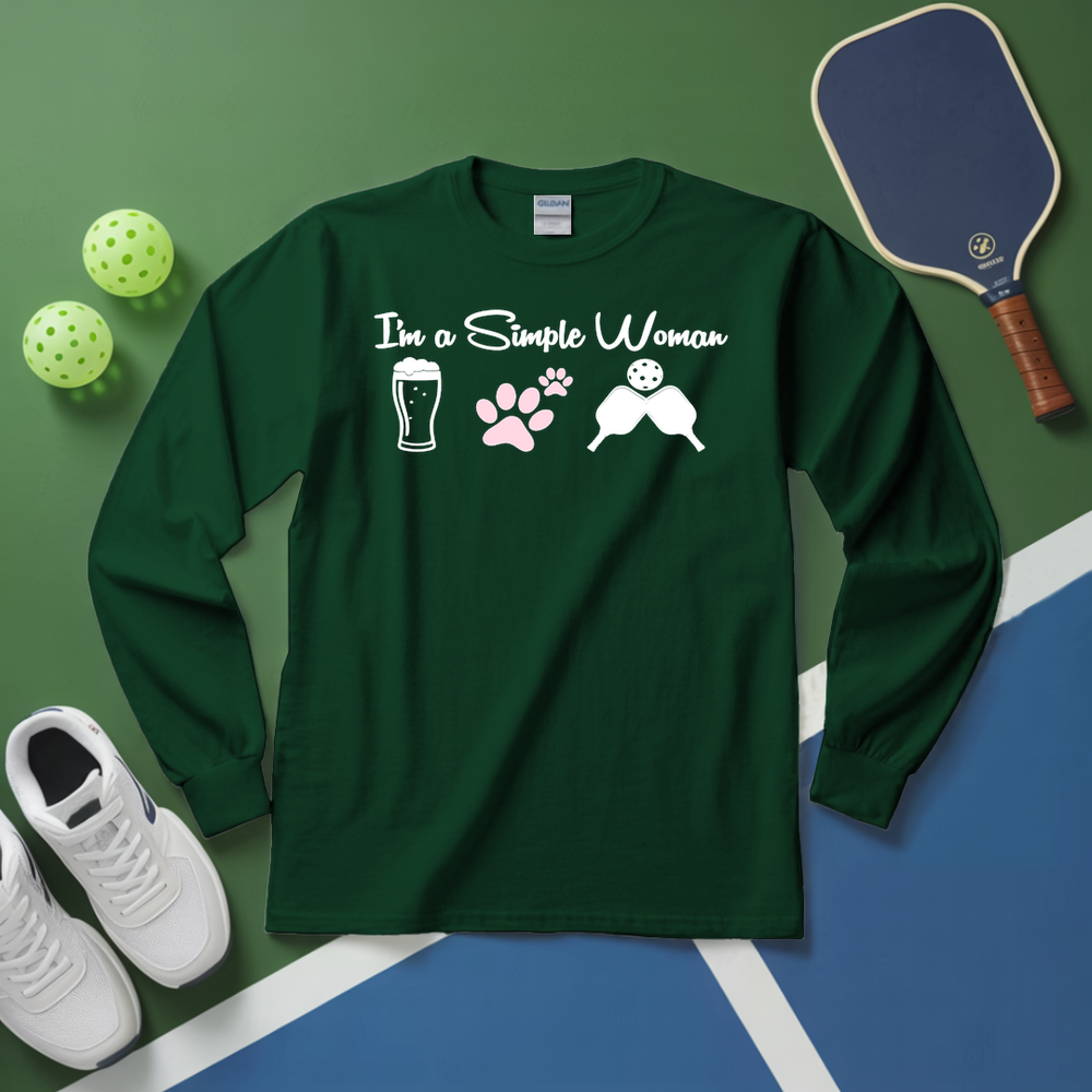 Dog Beer Pickleball Long Sleeve - Picklechillz