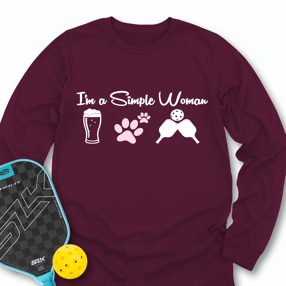 Dog Beer Pickleball Long Sleeve - Picklechillz