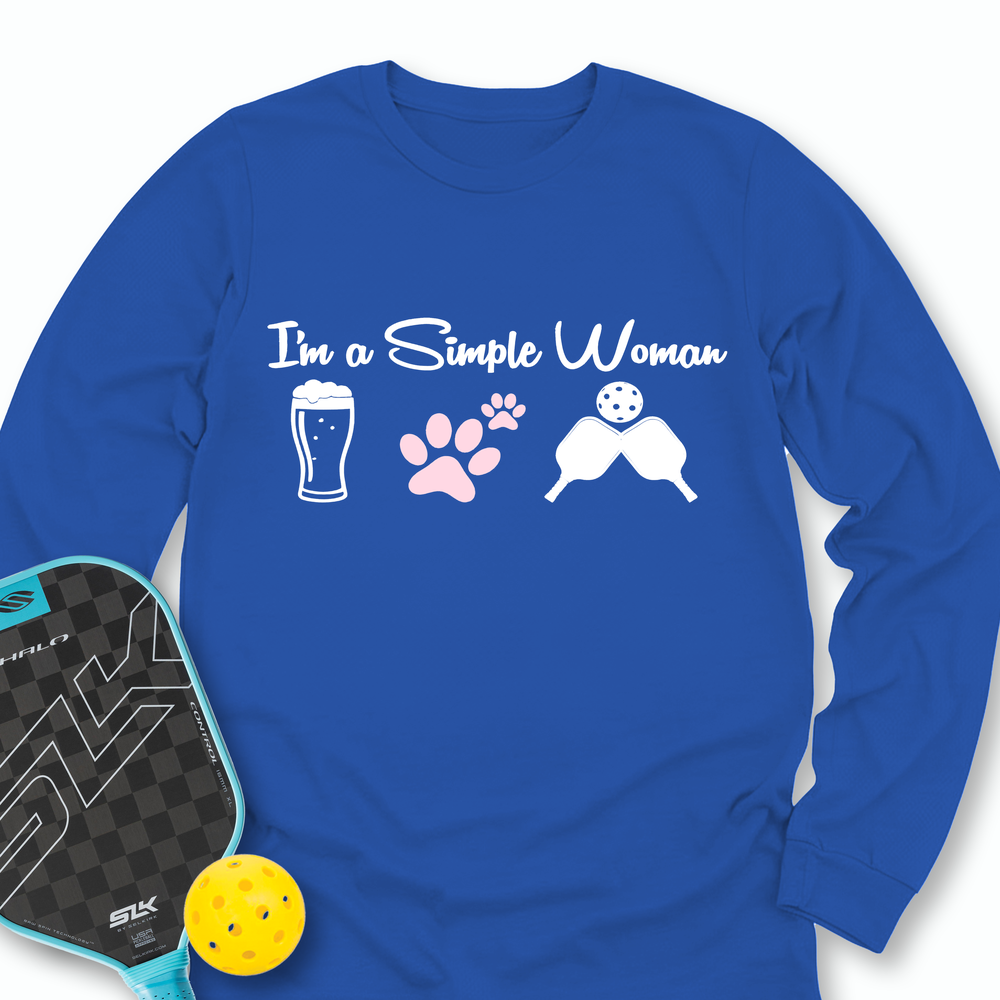 Dog Beer Pickleball Long Sleeve - Picklechillz