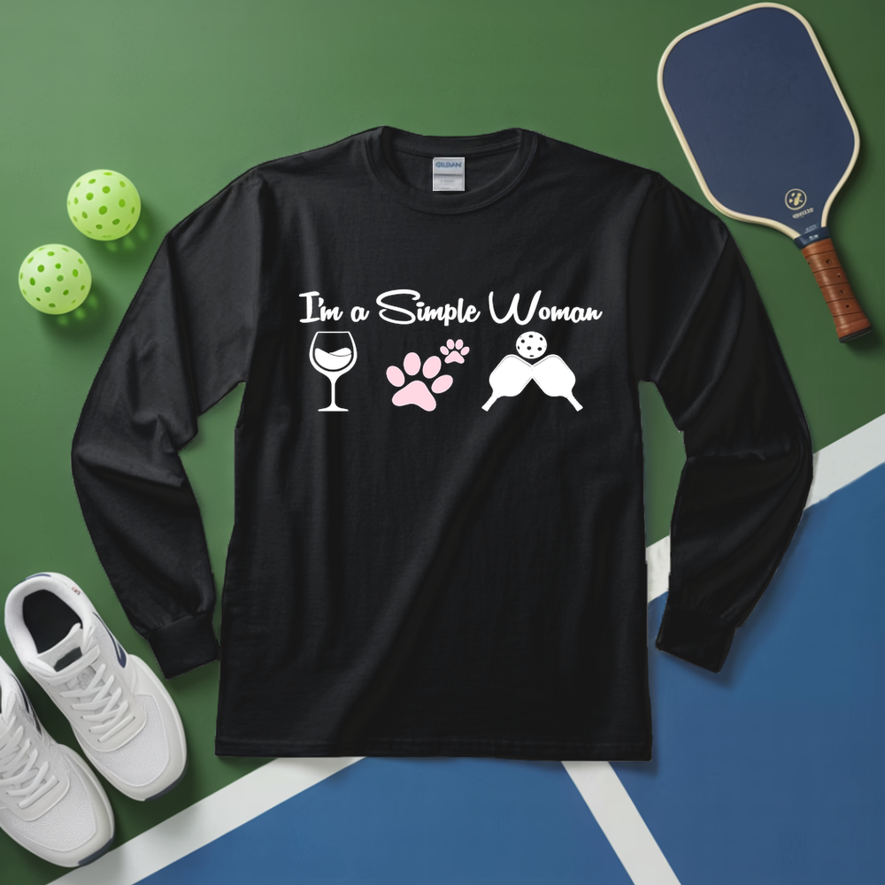 Dog Coffe Pickleball Long Sleeve - Picklechillz
