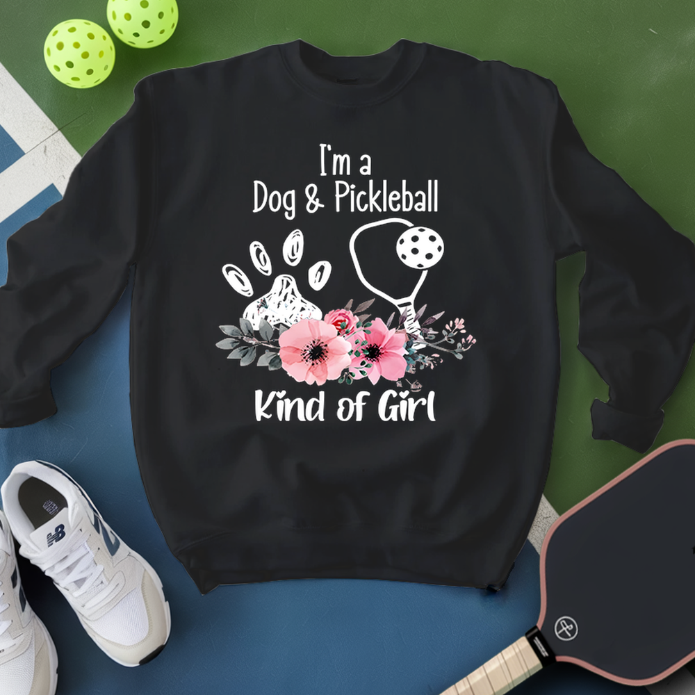 Dog Lover Pickleball Player Sweatshirt - Picklechillz