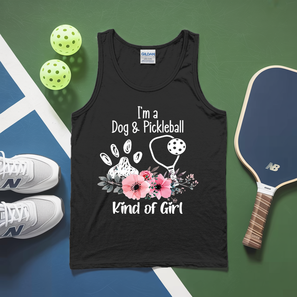Dog Lover Pickleball Player Tank Top - Picklechillz