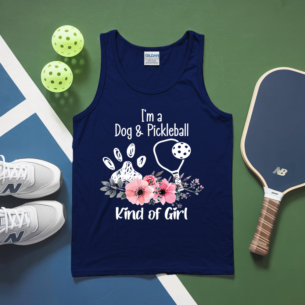 Dog Lover Pickleball Player Tank Top - Picklechillz