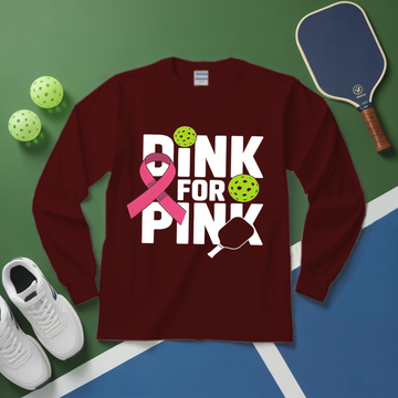 Drink For Pink Funny Long Sleeve - Picklechillz