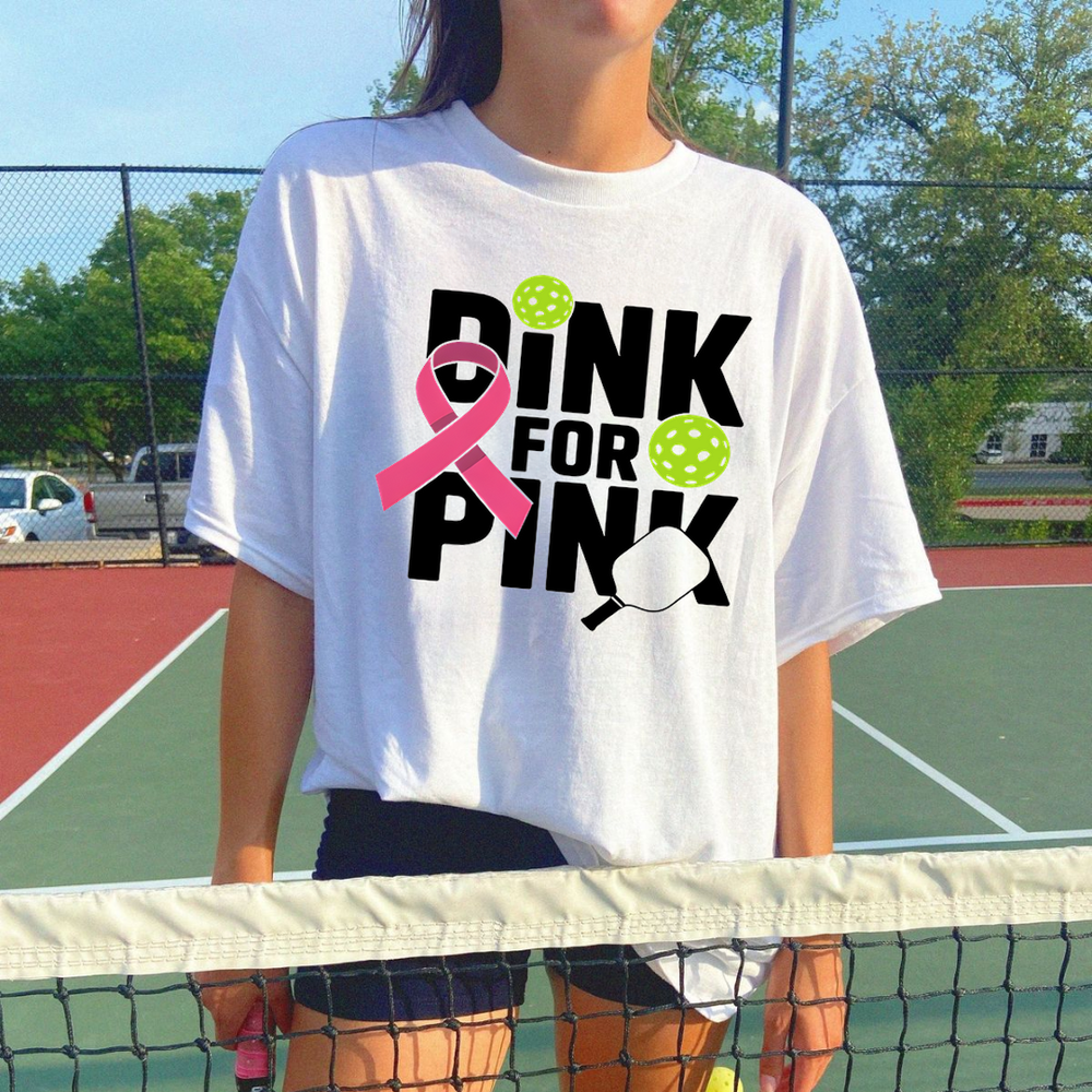 Drink For Pink Funny Unisex T-Shirt - Picklechillz