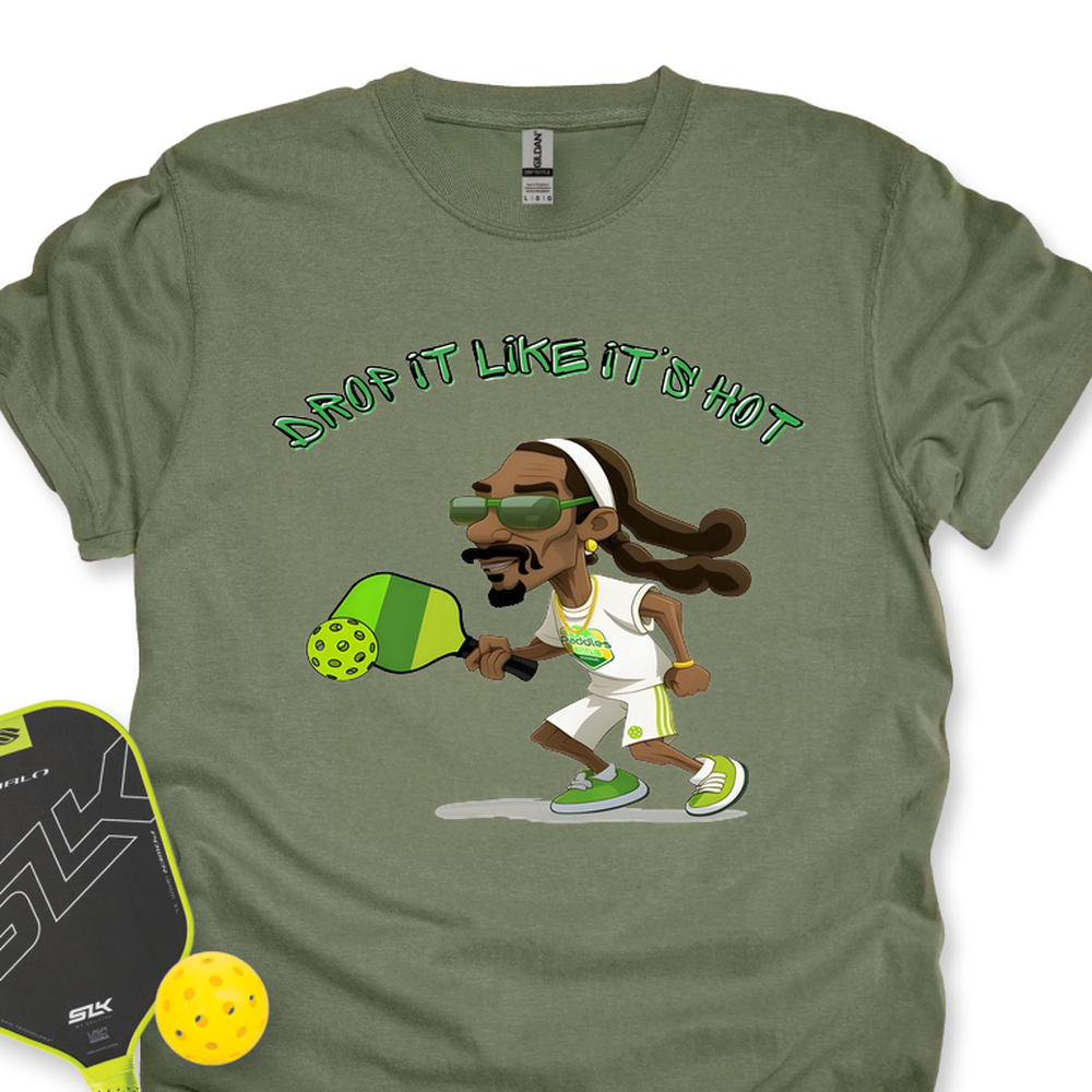 Drop it Like It's Hot Funny Pickleball Unisex T-Shirt - Picklechillz