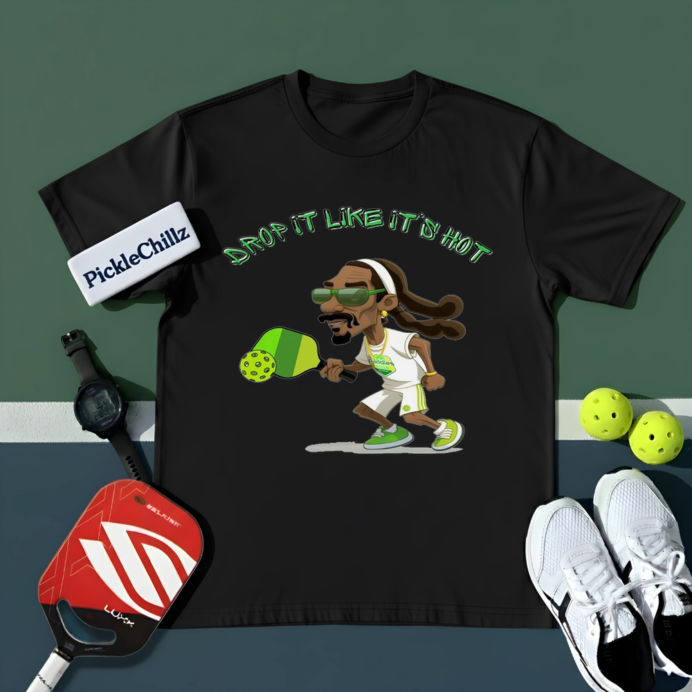 Drop it Like It's Hot Funny Pickleball Unisex T-Shirt - Picklechillz