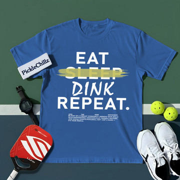 Eat Sleep Dink Repeat Pickleball Unisex T-Shirt - Picklechillz