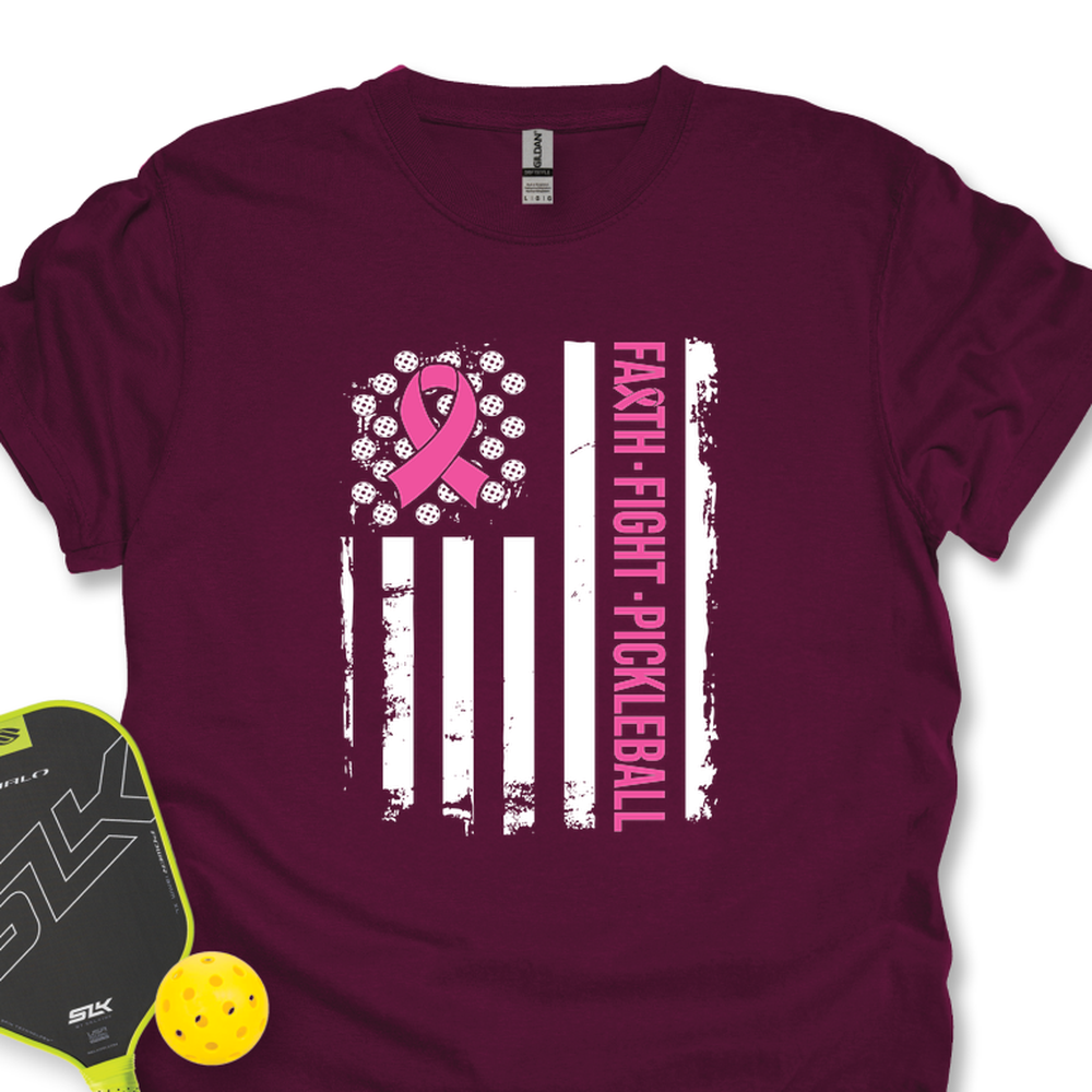 Faith, Fight, Pickleball Unisex T-Shirt - Picklechillz