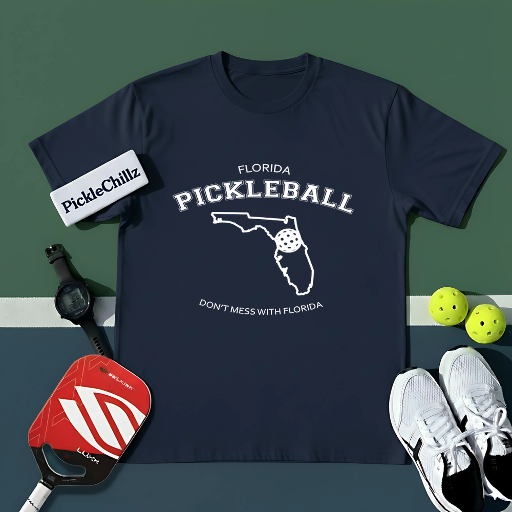 Don't Mess With Florida Pickleball Unisex T-Shirt - Picklechillz