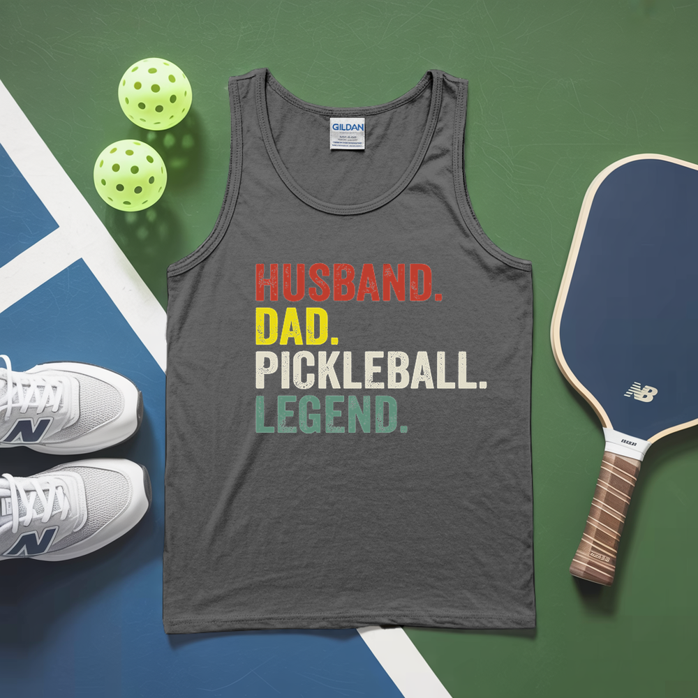 Funny Husband Dad Legend Tank Top - Picklechillz
