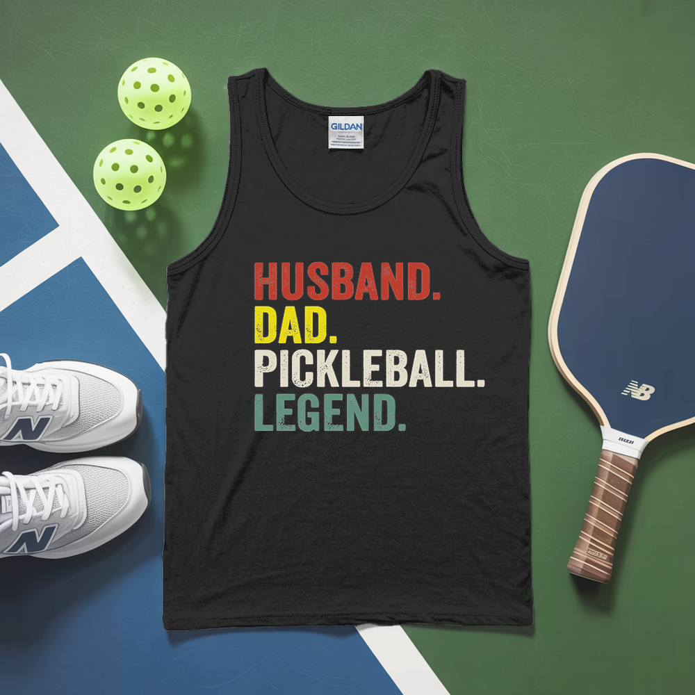 Funny Husband Dad Legend Tank Top - Picklechillz