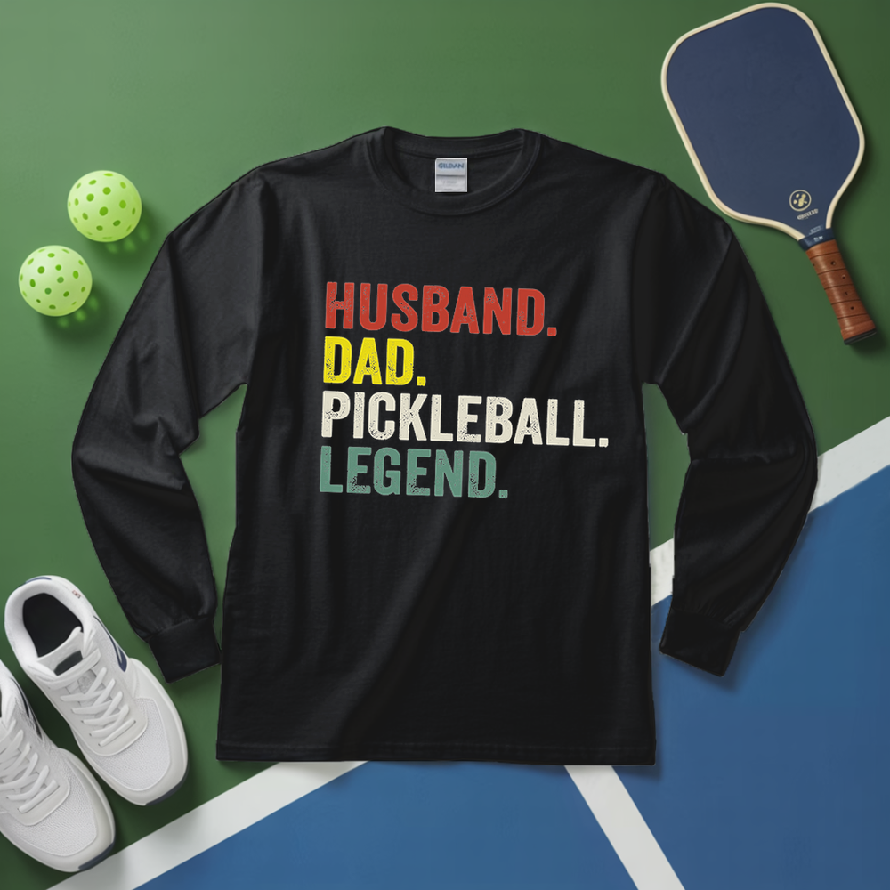Funny Husband Dad Legend Long Sleeve - Picklechillz